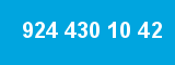 924 430 10 42 924 430 10 42